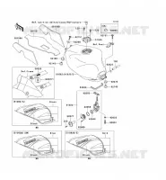 SERBATOIO DI CARBURANTE per Kawasaki NINJA ZX-9R 2002