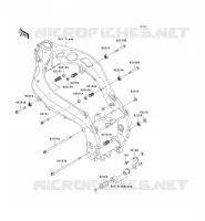 SUPPORTO DEL MOTORE per Kawasaki NINJA ZX-9R 2002
