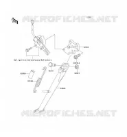 SUPPORTO per Kawasaki NINJA ZX-9R 2002