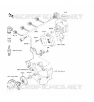 ACCENSIONE per Kawasaki NINJA ZX-9R 2002