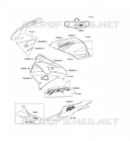 ADESIVO(VERT/BLACK) per Kawasaki NINJA ZX-9R 2002