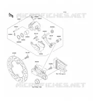 FRENO POSTERIORE per Kawasaki NINJA ZX-9R 2002
