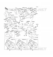 LOWER CUFFIA per Kawasaki NINJA ZX-9R 2002