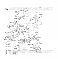 PARTI DEL TELAIO (COUVERTURE) per Kawasaki NINJA ZX-9R 2002