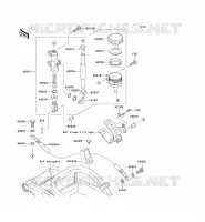 POSTERIORE POMPA per Kawasaki NINJA ZX-9R 2002