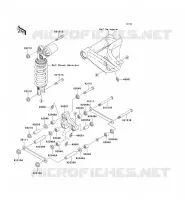 SOSPENSIONE per Kawasaki NINJA ZX-9R 2002