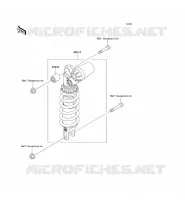 SOSPENSIONI   AMMORTIZZATORE per Kawasaki NINJA ZX-9R 2002