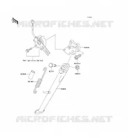 SUPPORTO per Kawasaki NINJA ZX-9R 2002