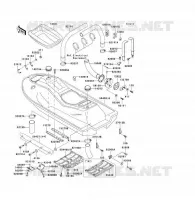 COPRIRE per Kawasaki JET SKI 1100 ZXI 1998