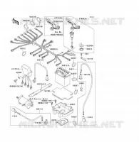 EQUIPAGGIAMENTO ELETTRICO per Kawasaki JET SKI 1100 ZXI 1998