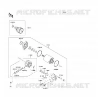 MOTORINO DI AVVIAMENTO per Kawasaki JET SKI 1100 ZXI 1998