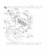 SERBATOIO DI CARBURANTE per Kawasaki JET SKI 1100 ZXI 1998
