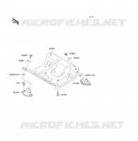 SUPPORTO DEL MOTORE per Kawasaki JET SKI 1100 ZXI 1998