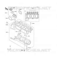 CARTER(S) per Kawasaki JET SKI 1100 ZXI 2001