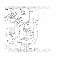 EQUIPAGGIAMENTO ELETTRICO per Kawasaki JET SKI 1100 ZXI 2001