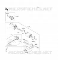 MOTORINO DI AVVIAMENTO per Kawasaki JET SKI 1100 ZXI 2001