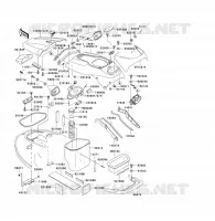 PARTI HULL per Kawasaki JET SKI 1100 ZXI 2001