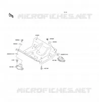 SUPPORTO DEL MOTORE per Kawasaki JET SKI 1100 ZXI 2001