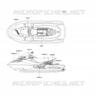 ADESIVO(WHITE) per Kawasaki JET SKI ULTRA 150 2000