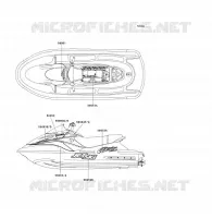 ADESIVO per Kawasaki JET SKI ULTRA 150 2000