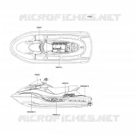 ADESIVO per Kawasaki JET SKI ULTRA 150 2000