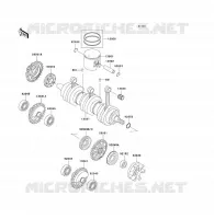 ALBERO MOTORE   PISTONE per Kawasaki JET SKI ULTRA 150 2000