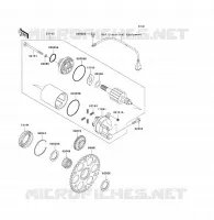 MOTORINO DI AVVIAMENTO per Kawasaki JET SKI ULTRA 150 2000