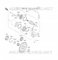 MOTORINO DI AVVIAMENTO per Kawasaki JET SKI ULTRA 150 2000