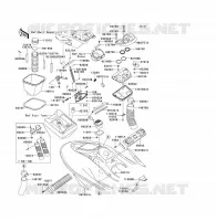 PARTI HULL per Kawasaki JET SKI ULTRA 150 2000