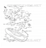 PARTI HULL per Kawasaki JET SKI ULTRA 150 2000
