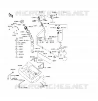 SERBATOIO DI CARBURANTE per Kawasaki JET SKI ULTRA 150 2000