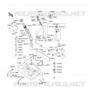 SERBATOIO DI CARBURANTE per Kawasaki JET SKI ULTRA 150 2000