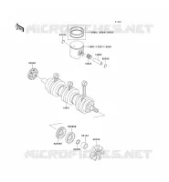 ALBERO MOTORE   PISTONE per Kawasaki JET SKI 1100 STX 2000