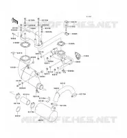 SCARICO per Kawasaki JET SKI 1100 STX 2000