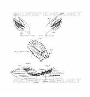 ADESIVO(EBONY) per Kawasaki JET SKI ULTRA LX 2012