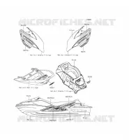 ADESIVO(EBONY) per Kawasaki JET SKI ULTRA LX 2012