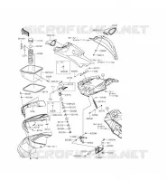 PARTI HULL FRONT per Kawasaki JET SKI ULTRA LX 2012