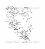 PARTI HULL MIDDLE per Kawasaki JET SKI ULTRA LX 2012