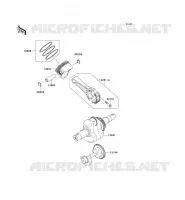 ALBERO MOTORE   PISTONE per Kawasaki MULE 610 4X4 2011
