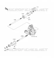 ASSE POSTERIORE per Kawasaki MULE 610 4X4 2011