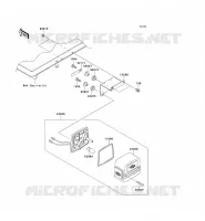 FANALE POSTERIORE(S) per Kawasaki MULE 610 4X4 2011
