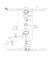 FILTRO ARIA   Convertitore per Kawasaki MULE 610 4X4 2011