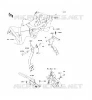 PEDALE DEL FRENO per Kawasaki MULE 610 4X4 2011