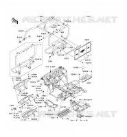 PROTEZIONE   TELAIO CAB per Kawasaki MULE 610 4X4 2011