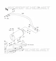 SCARICO per Kawasaki MULE 610 4X4 2011