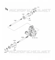 ASSE POSTERIORE per Kawasaki MULE 610 4X4 2011