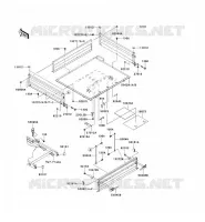 BAGAGLI (S) per Kawasaki MULE 610 4X4 2011