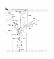 CARBURATORE per Kawasaki MULE 610 4X4 2011