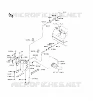 FUEL EVAPORAZIONE SISTEMA per Kawasaki MULE 610 4X4 2011