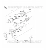 MOTORINO DI AVVIAMENTO per Kawasaki MULE 610 4X4 2011